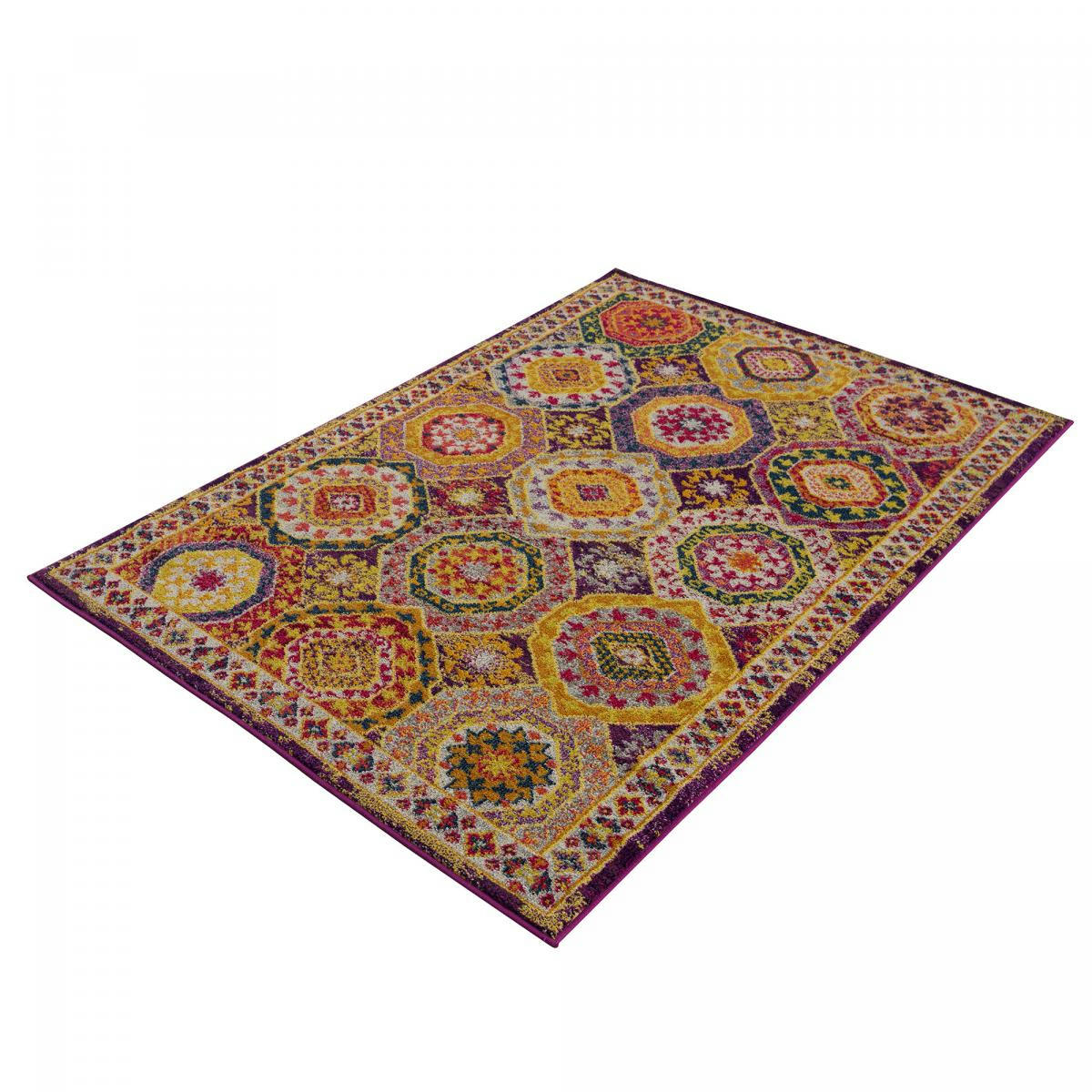 PECHA - Tapis orient style multicolore 120x170