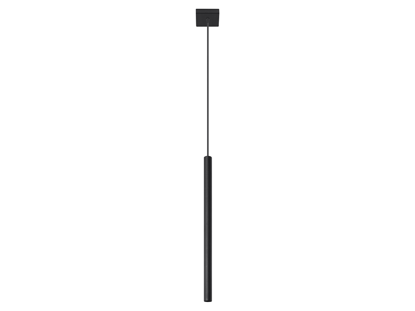 Lampa wisząca Pastelo stalowa czarna