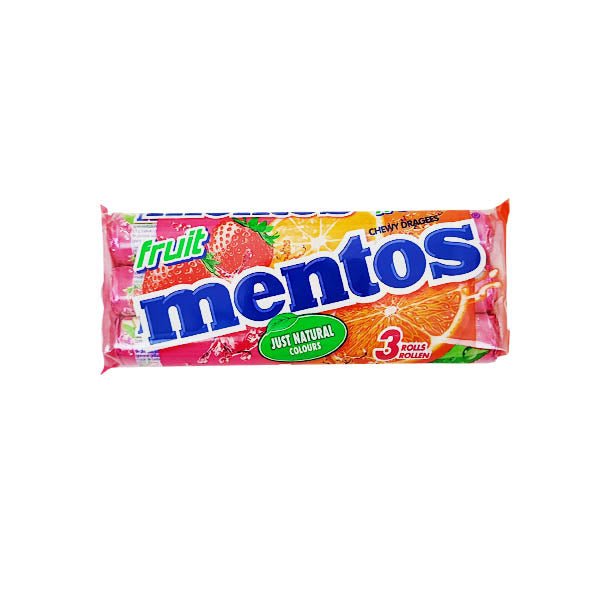 Mentos Fruits 38g 3 Pack