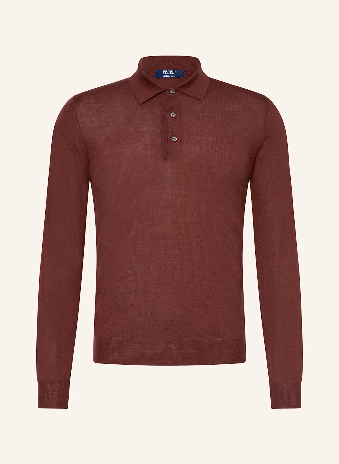 FEDELI Strick-Poloshirt