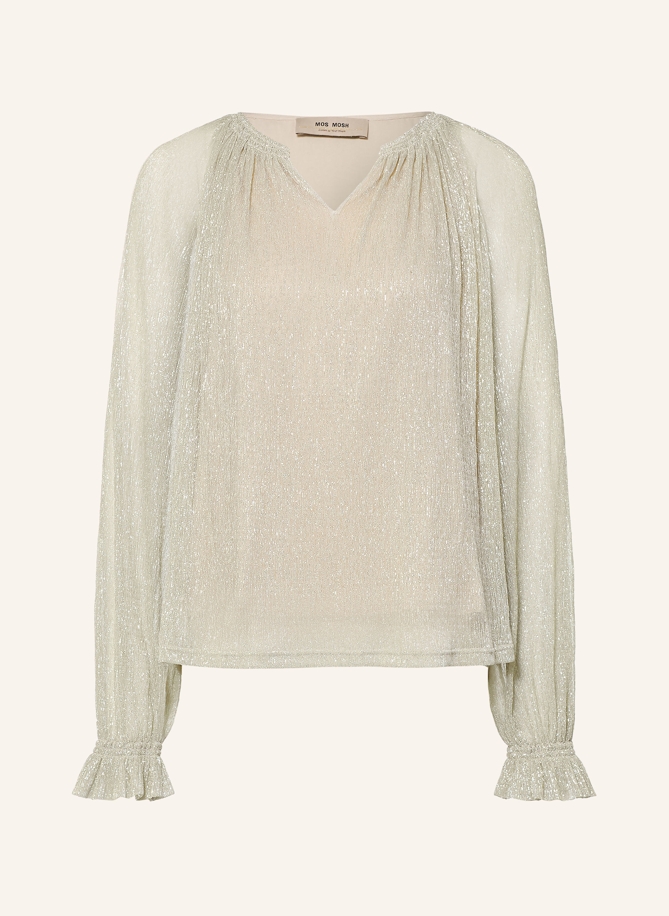 MOS MOSH Blusenshirt MMXIMENA GLAM mit Glitzergarn