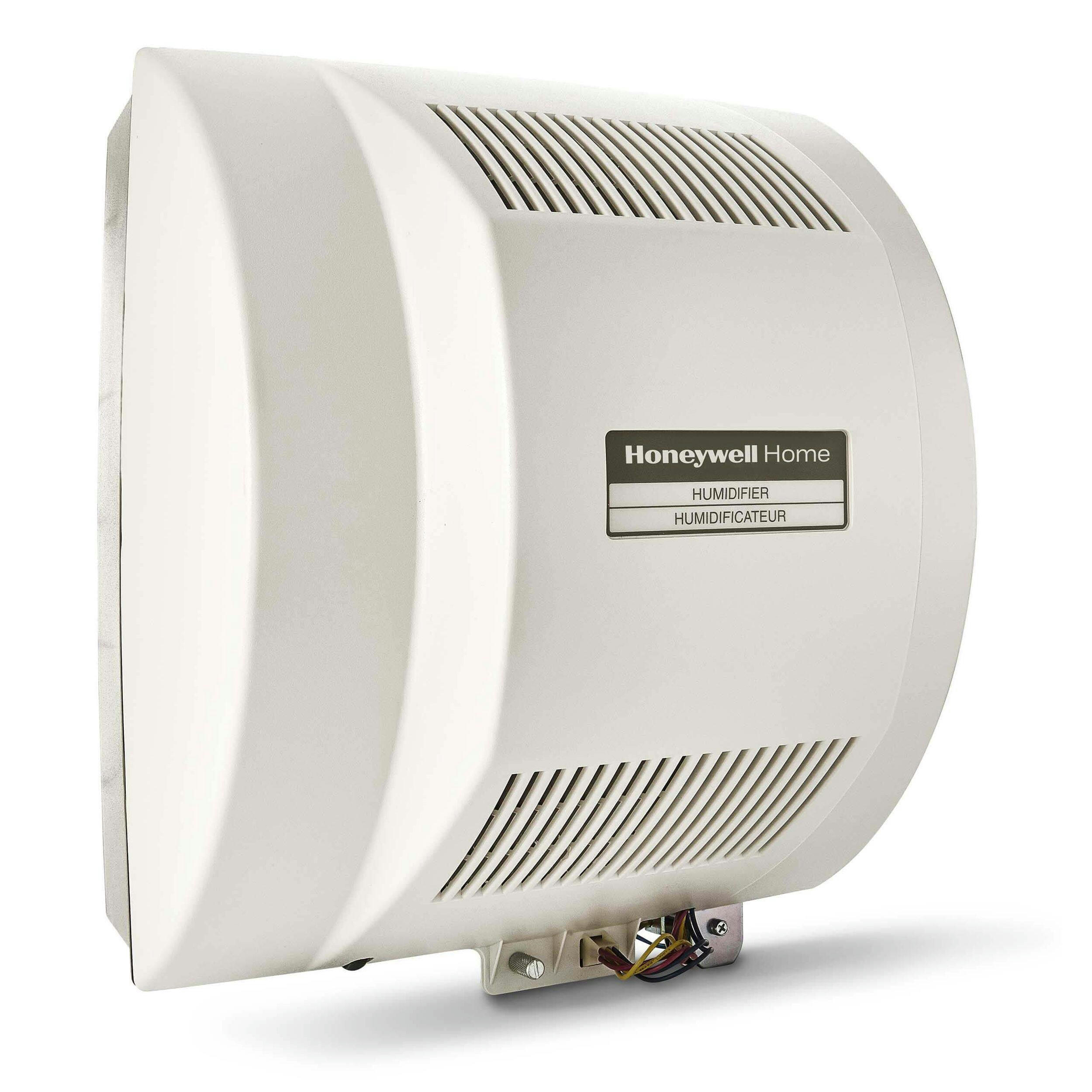Honeywell HE360A Whole-House Powered Flow-Through Air Humidifier, 2,700-4,500 sq. ft., White