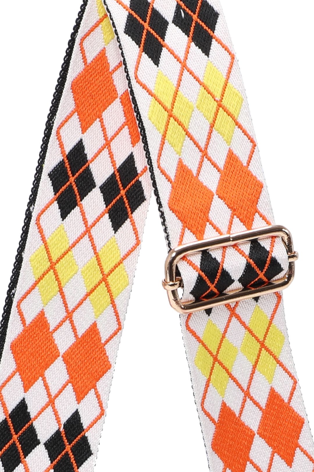 Fontanella Fashion Diamond Argyle Pattern Canvas Adjustable Strap