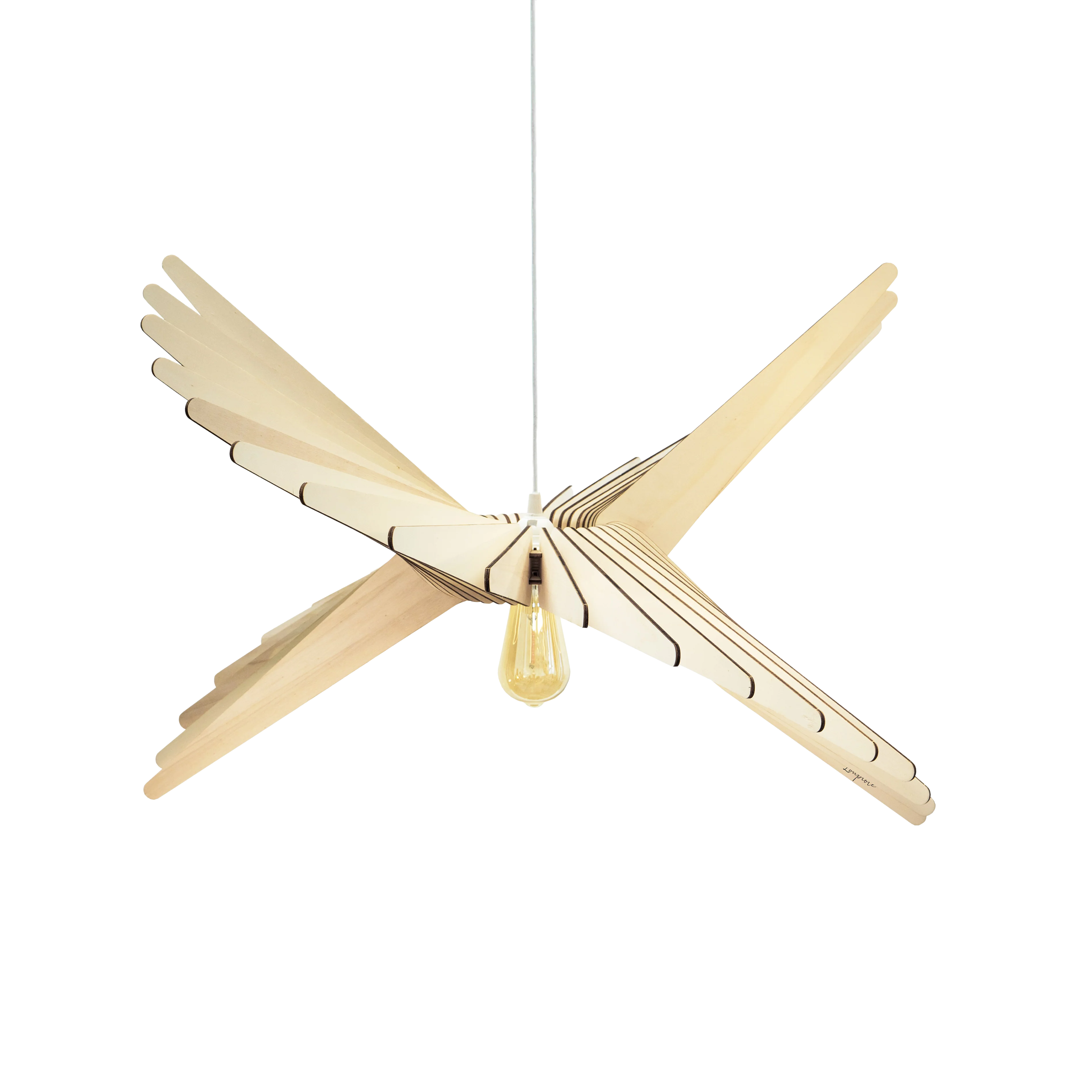ATELIER LOUPIOTE Suspension ALBATROS bouleau 35 x 65 cm