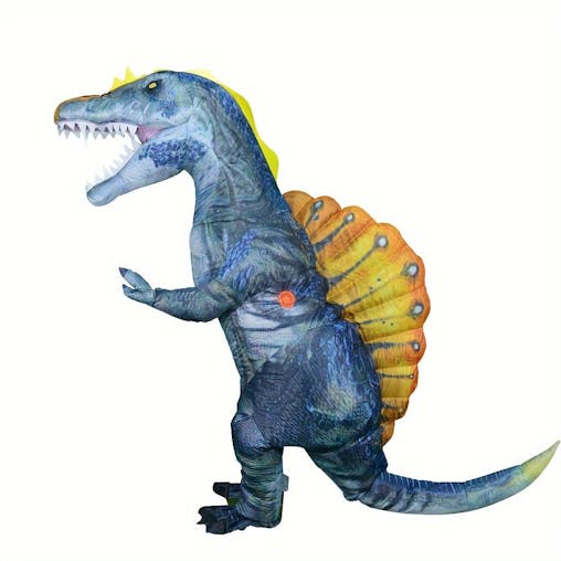 NNETM Spinosaurus Dinosaur Costume with Moving Tail & Head