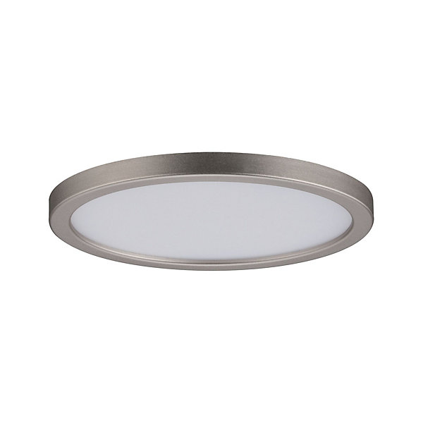 Panneau encastré LED Areo IP44 rond 120mm 6,5W 418lm 3000K Nickel mat gradable