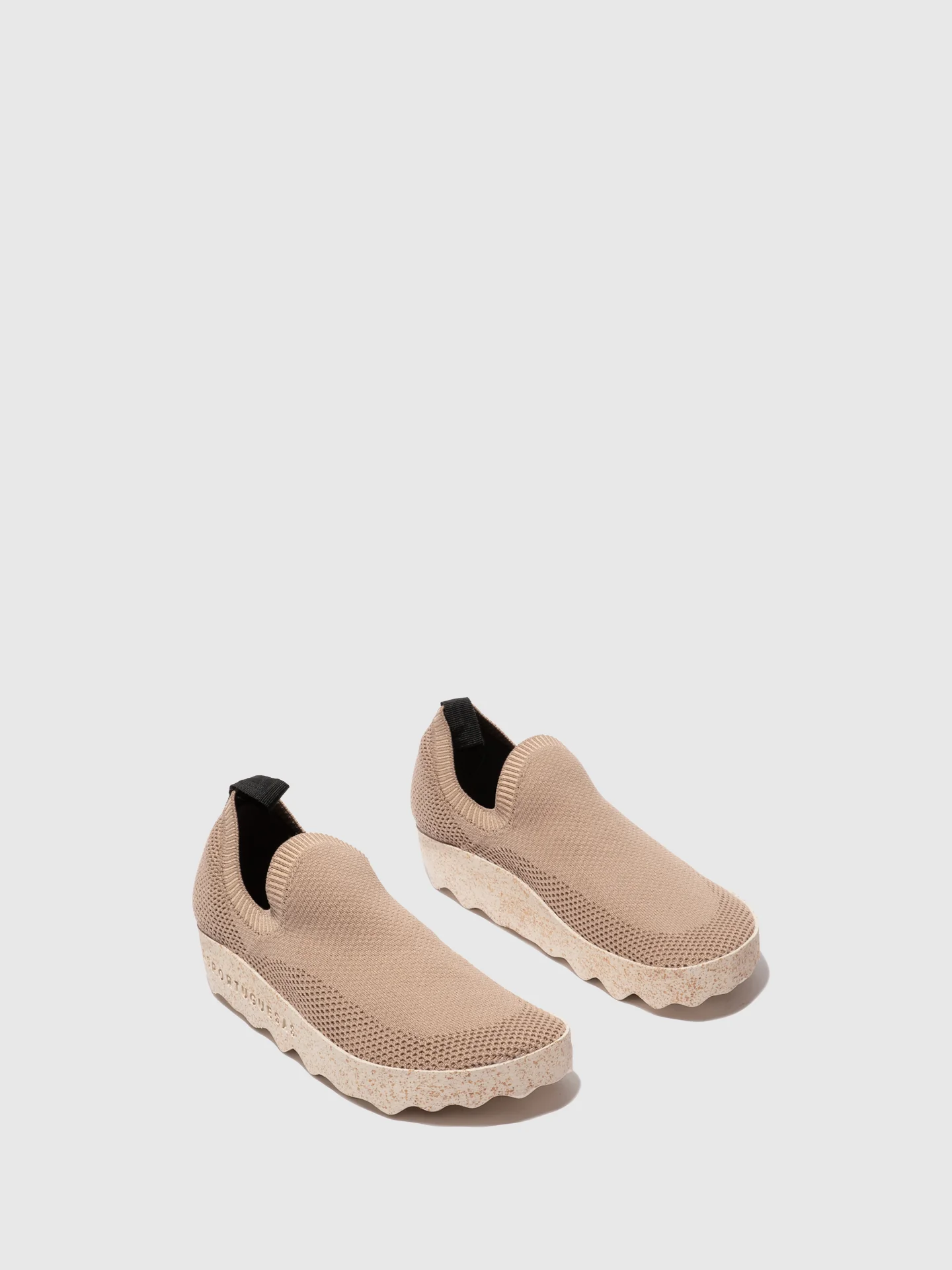 Ténis com Elástico em Taupe