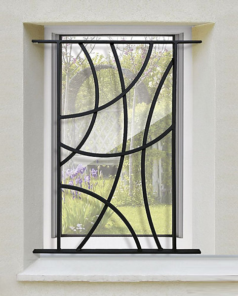 Grille de Defense Arcade pour Fenetre H 45 cm x L 40 cm (côte tableau)