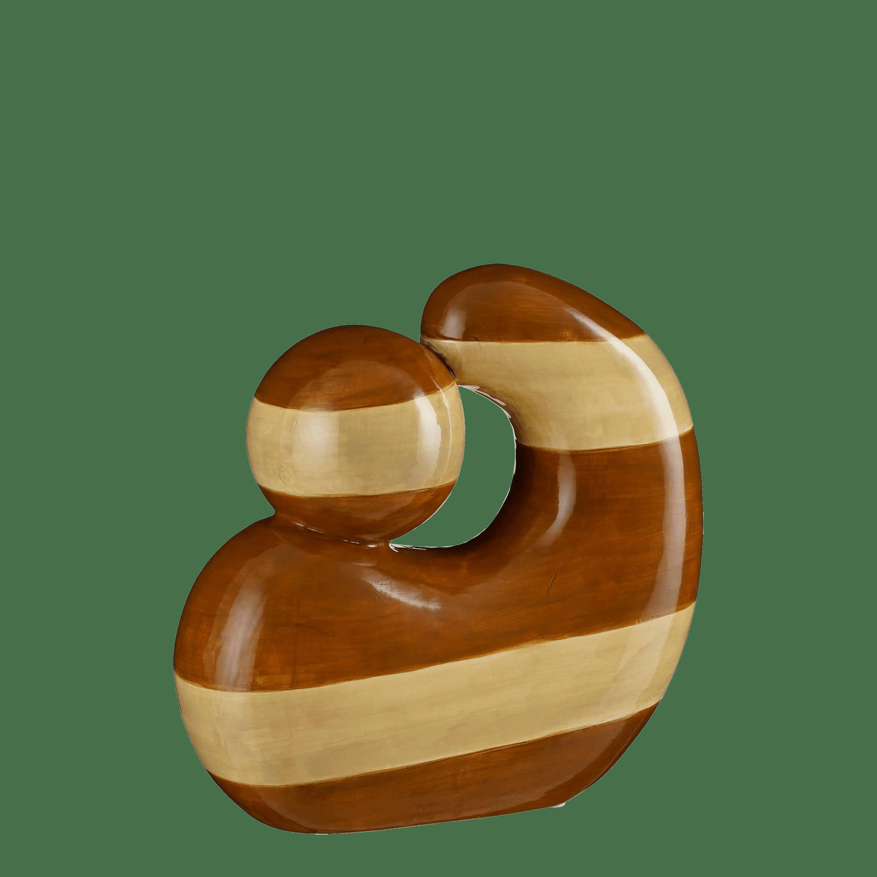 - Objet de décoration en dolomite ocre H25