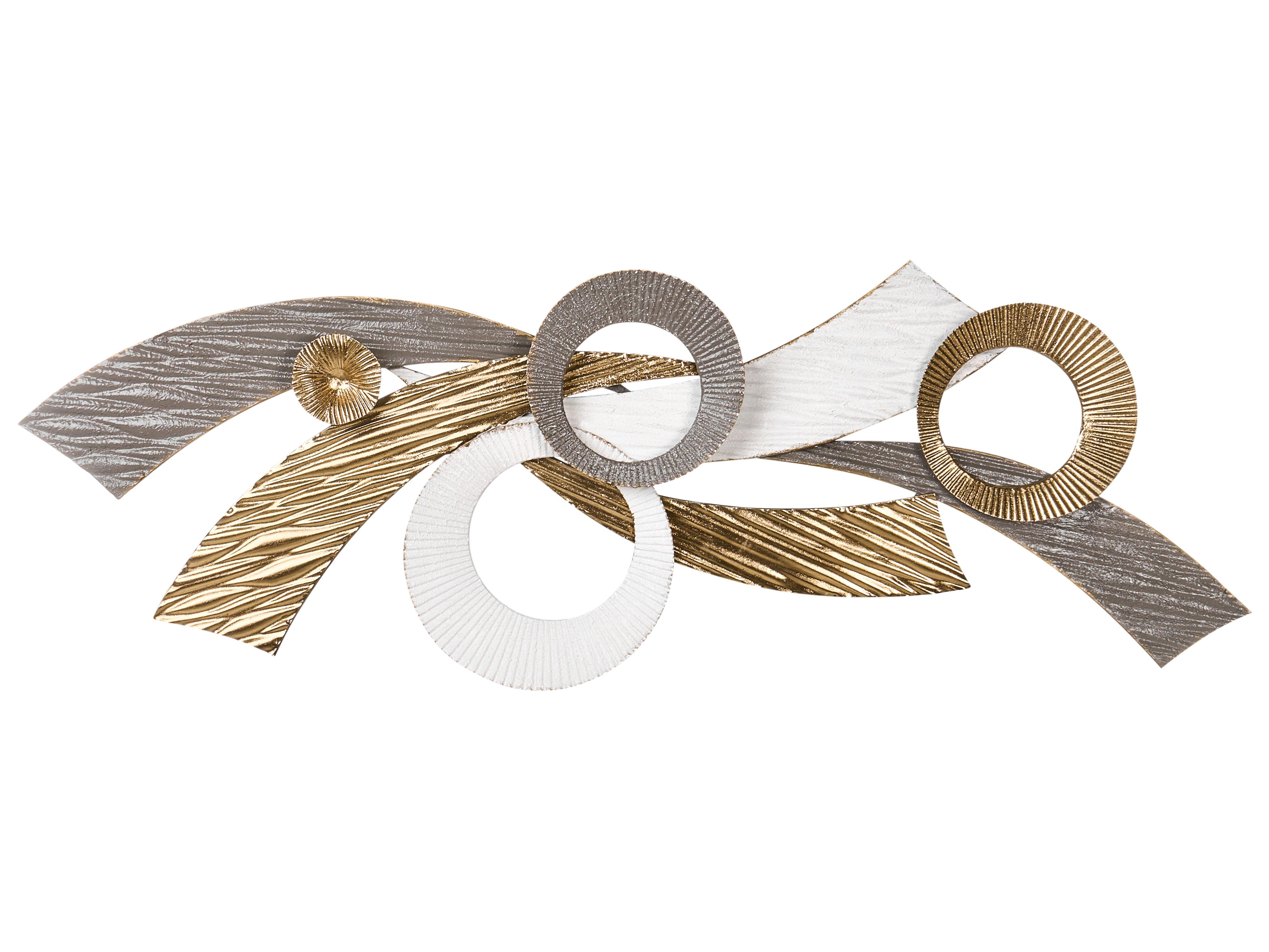 Wall Decor TIMAHOE Metal 31 cm Gold