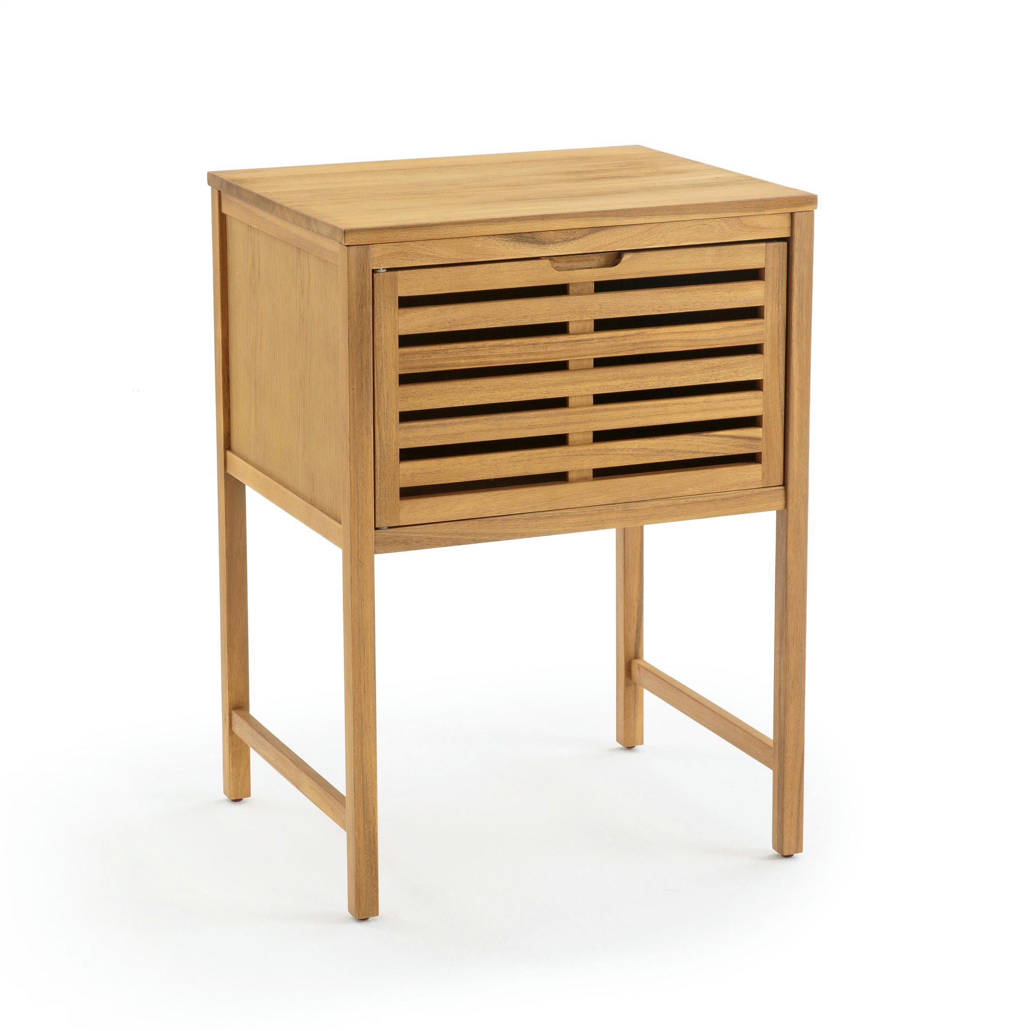 Meuble sous vasque Hauméa, acacia, L60 cm