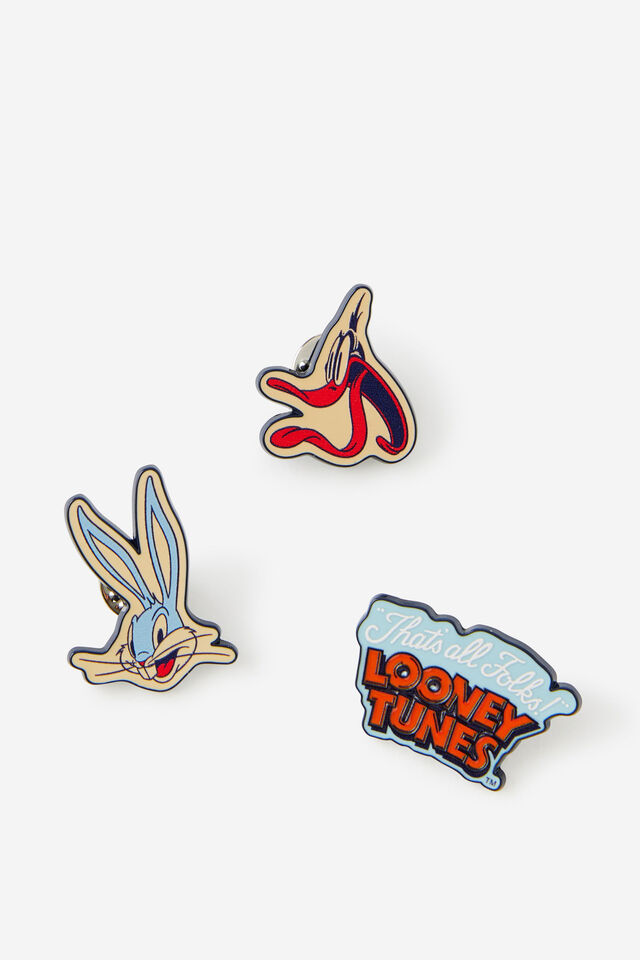 Looney Tunes Enamel Pins 3pk