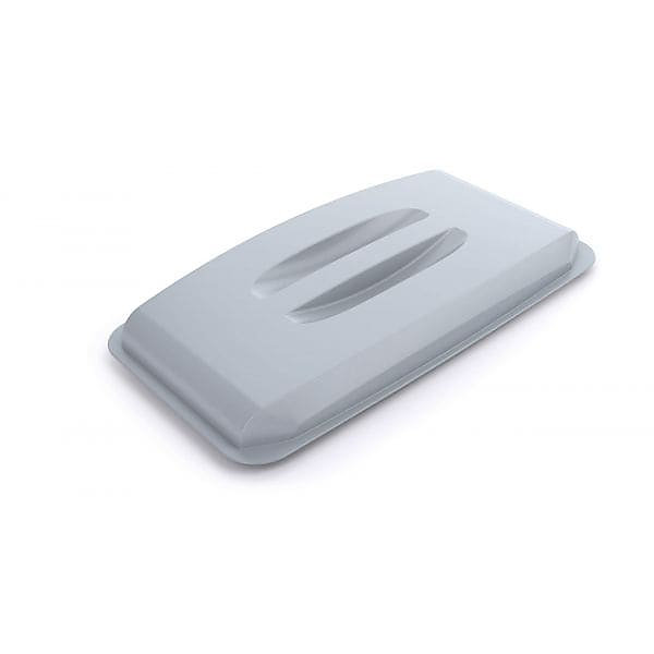 Couvercle pour poubelle rectangulaire Durabin 60 litres - Gris