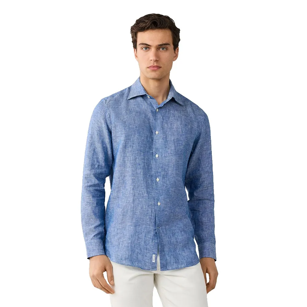Façonnable FM302251 Linen long sleeve shirt