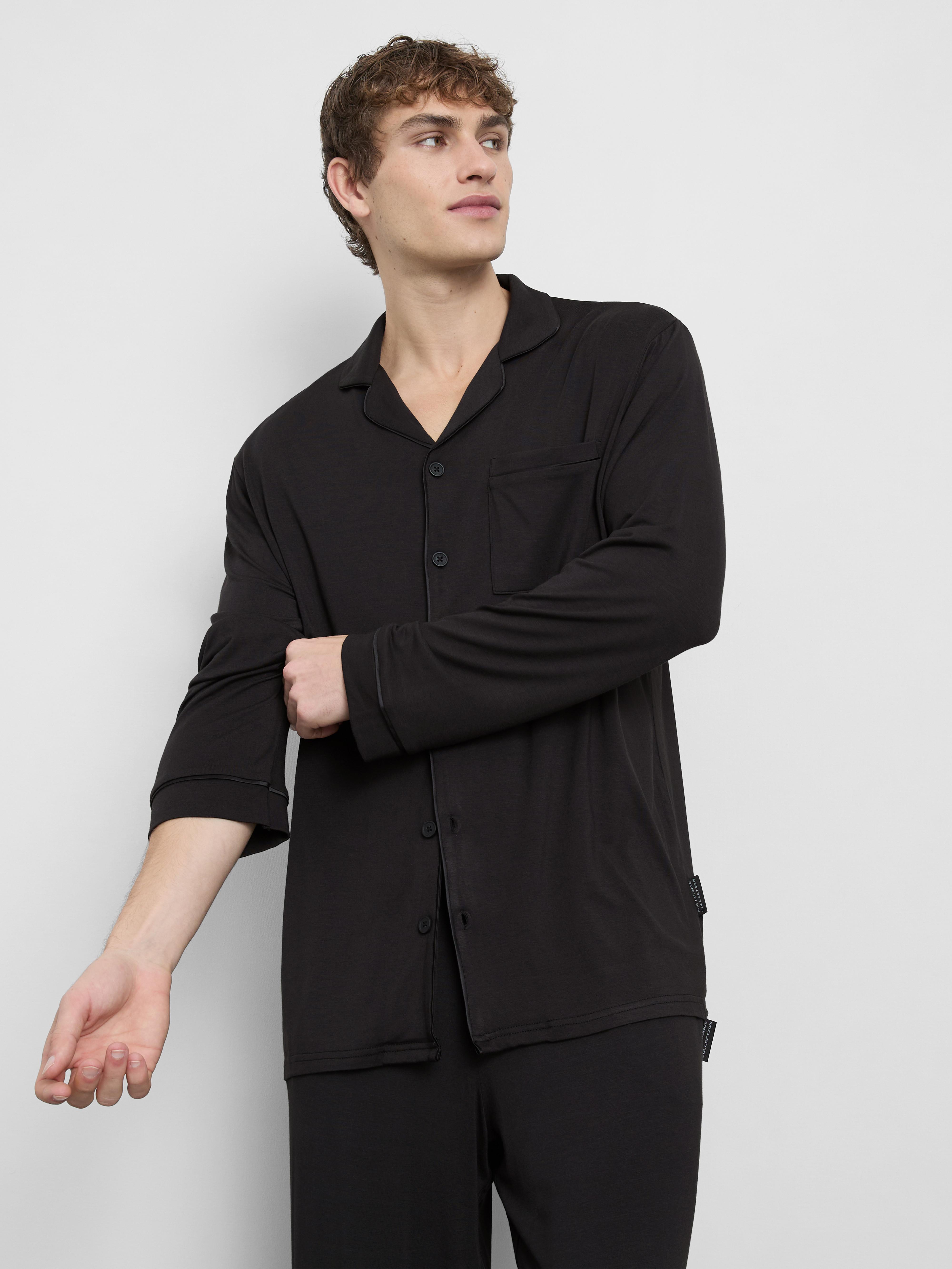 Button-Up Pajama Top