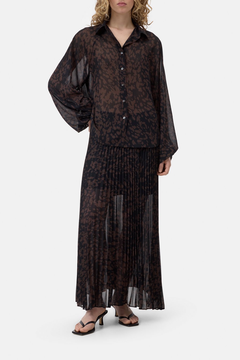 Raglan-Bluse mit Print