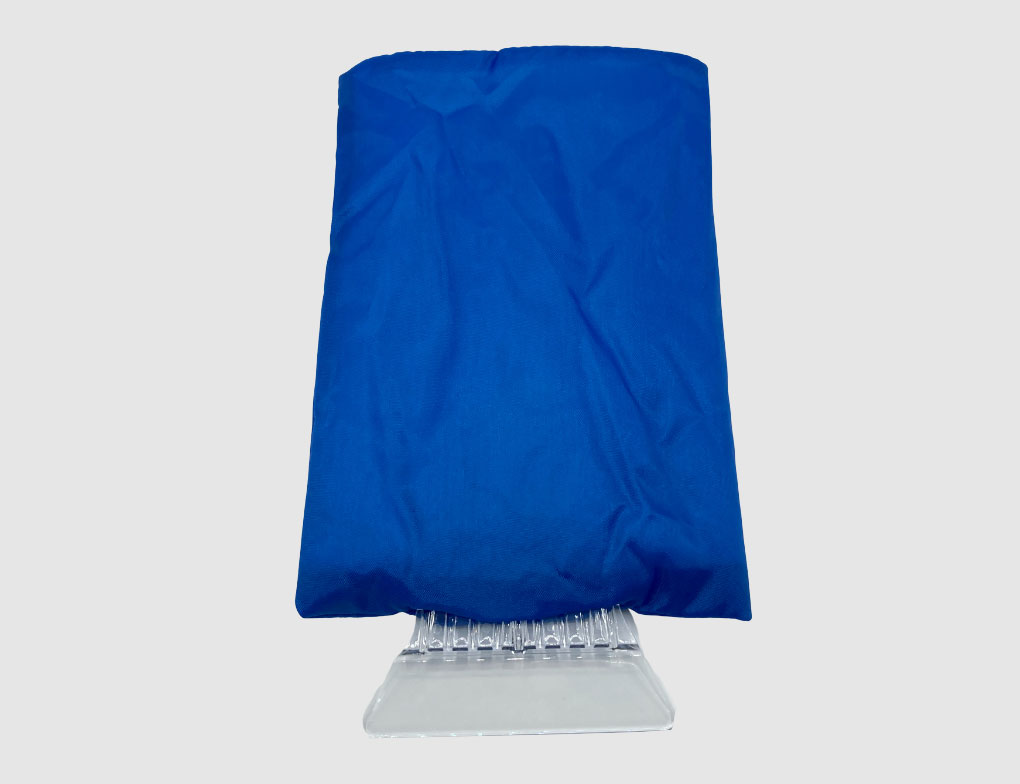 Eiskratzer mit Handschuh Blau
