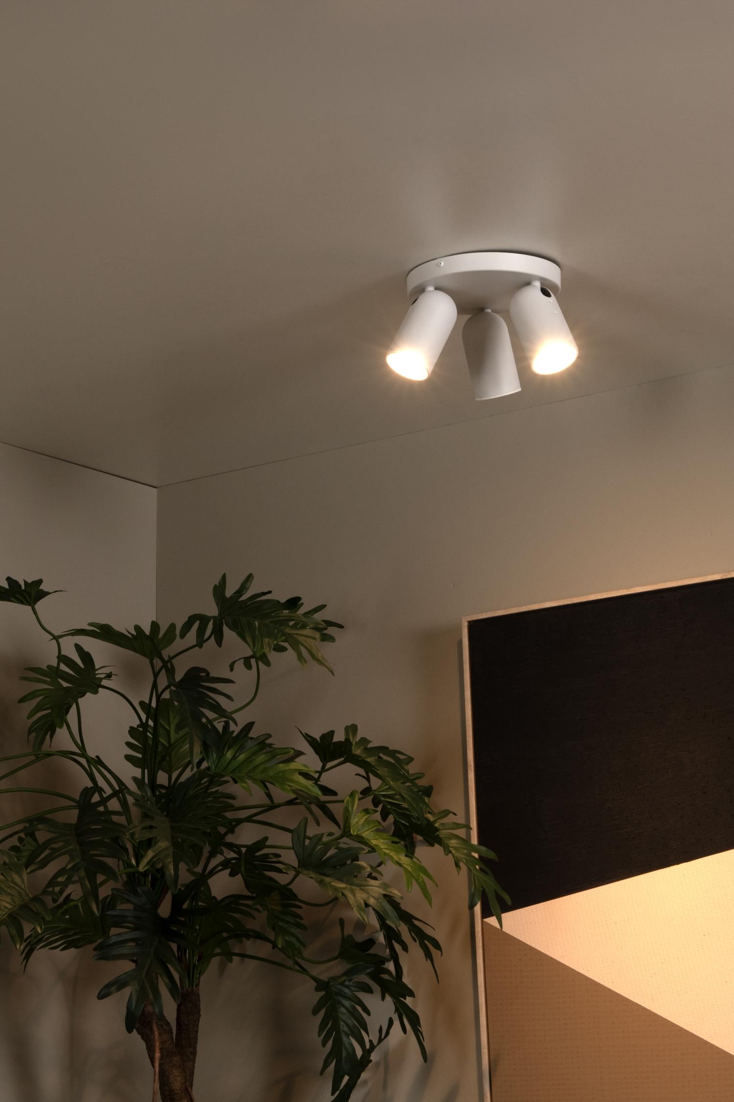 Lucide plafondspot PUNCH - 3xGU10 - Wit