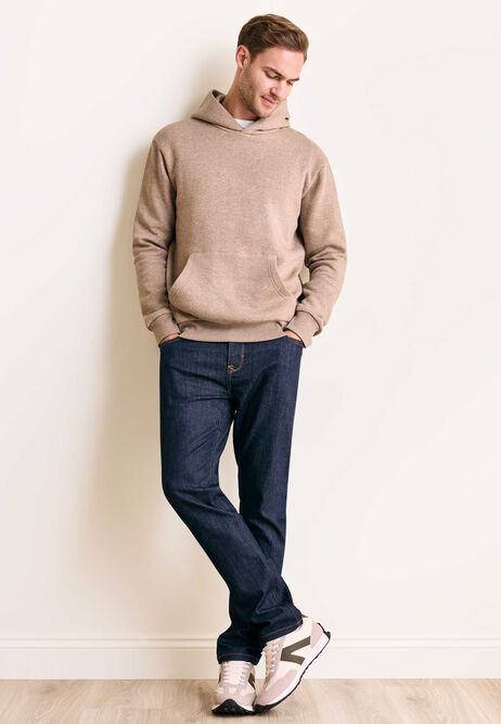 Mens Light Brown Hoodie Sweatshirt