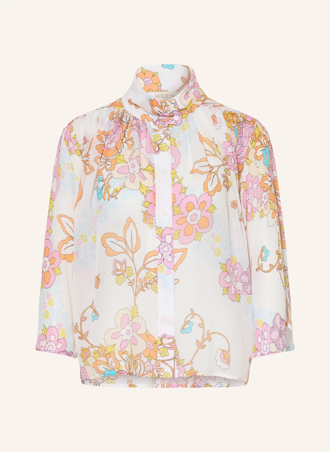 HERZENS Seidenbluse mit 3/4-Arm
