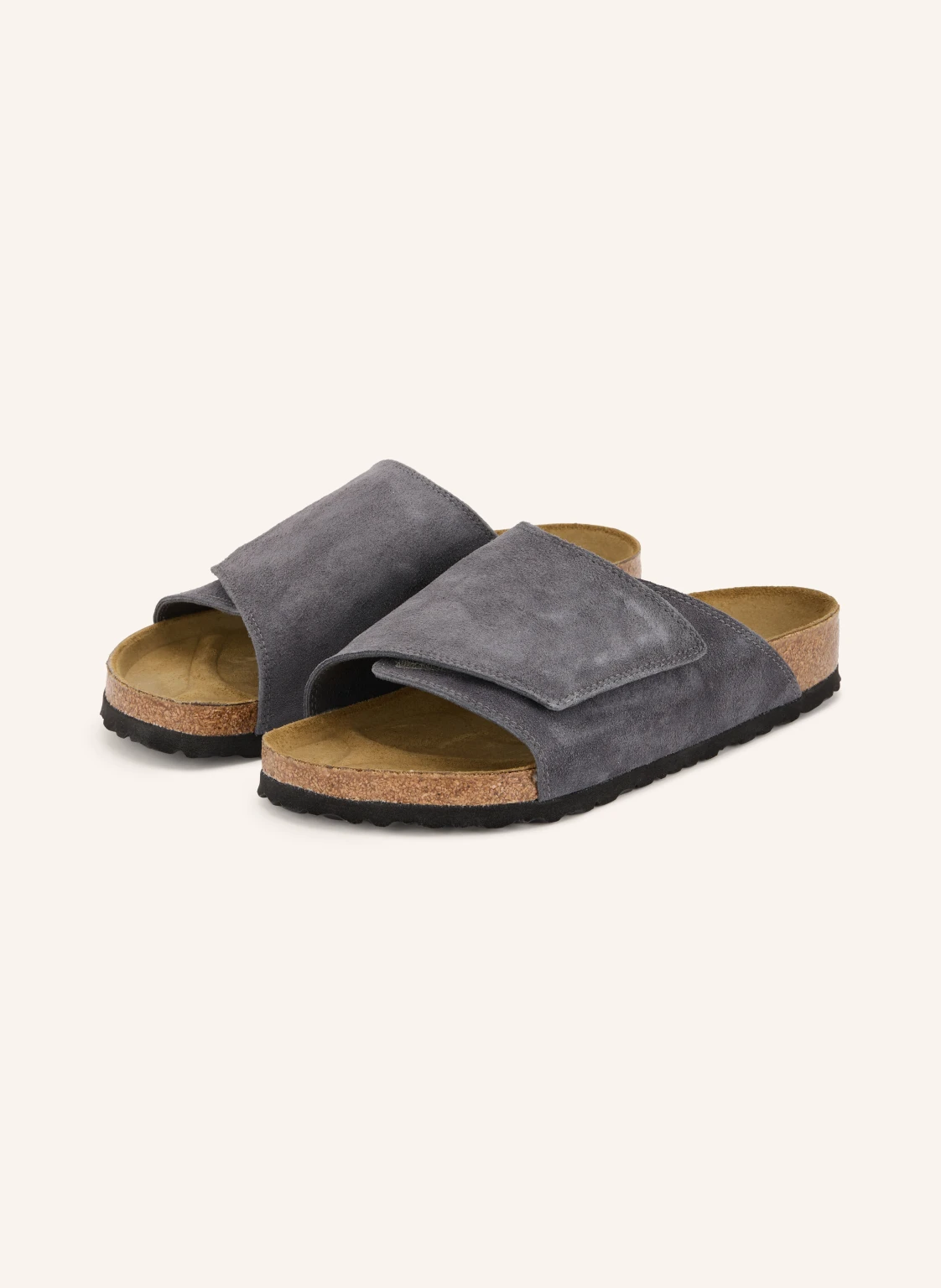 BIRKENSTOCK Pantoletten SOLANA LEVE CHARCOAL