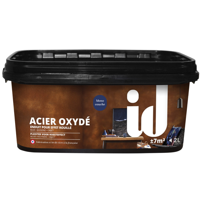 Base d'enduit acier oxydé pour effet rouillé 2 L