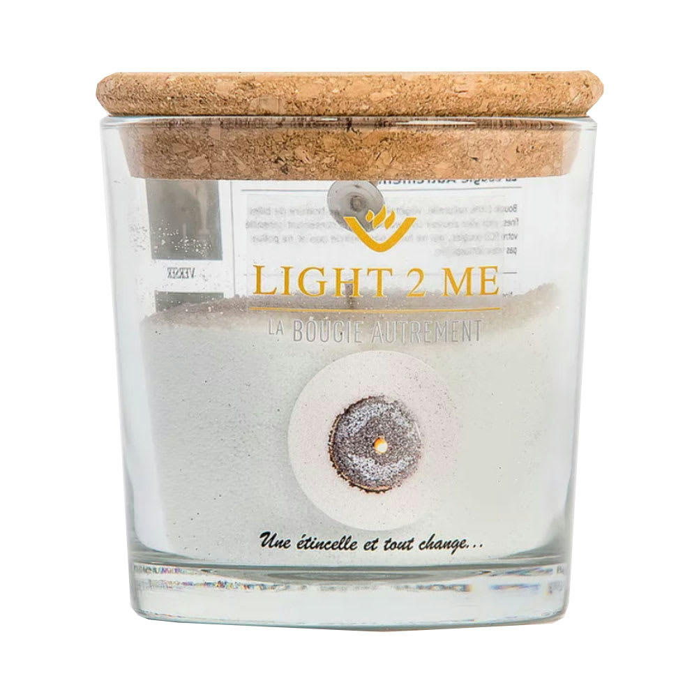 - Bougie en poudre 250 grs la bougie autrement argent pailleté