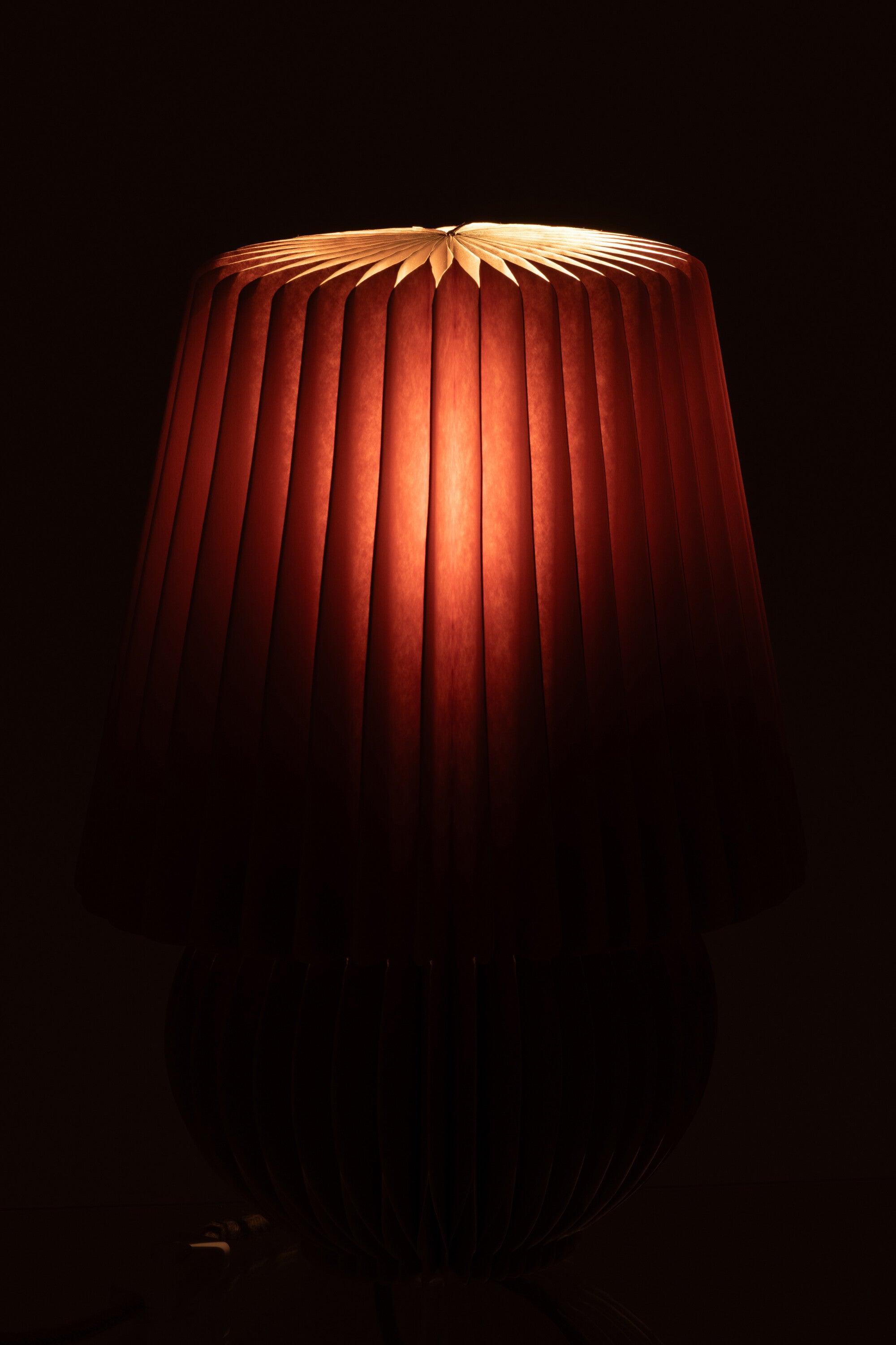 J-Line lampenkap Vouwbaar - papier - camel