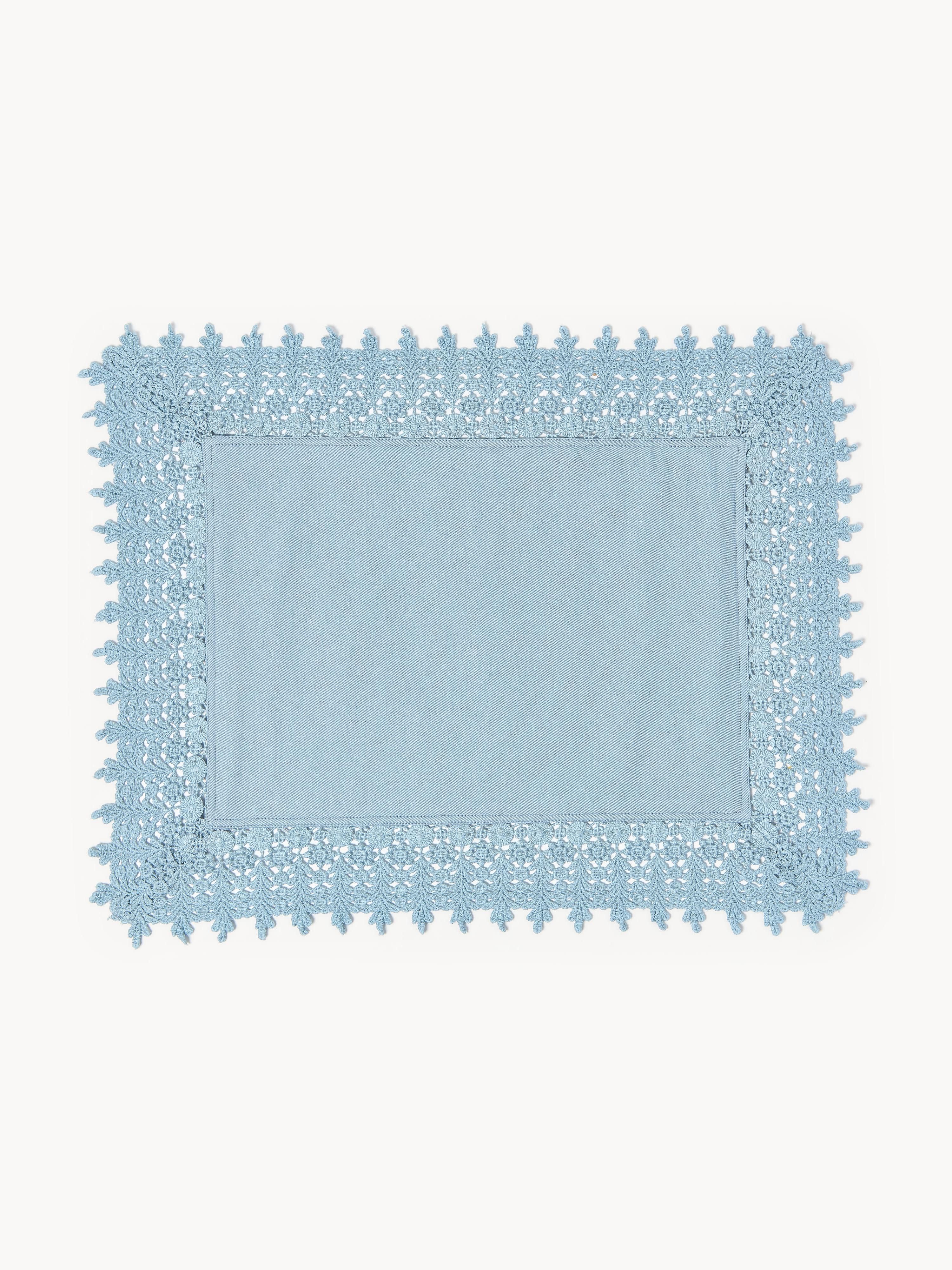 Tischsets Flavia mit Spitzenabschluss, 2er-Set