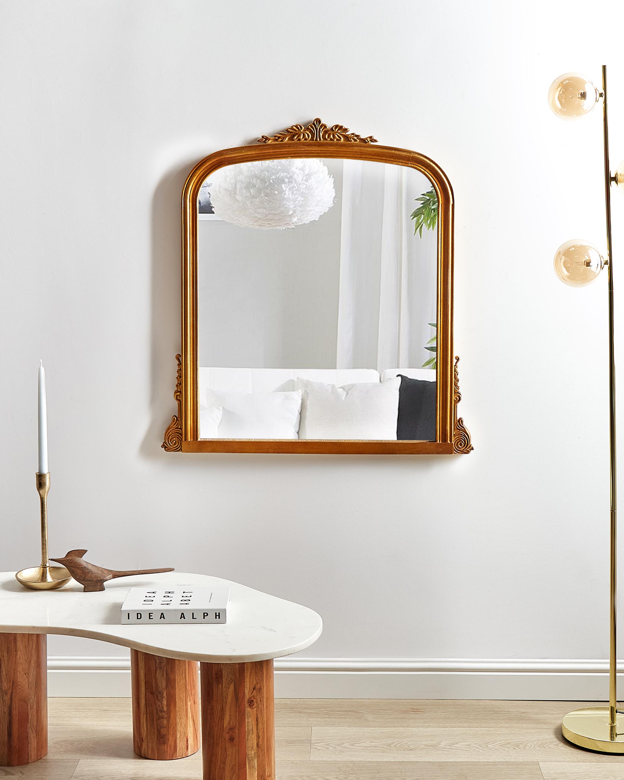 Wall Mirror SUSSEY 75 cm 78 cm Gold
