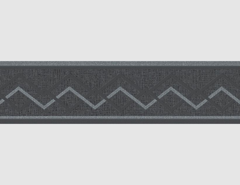 Tapetenborte Grafik Schwarz