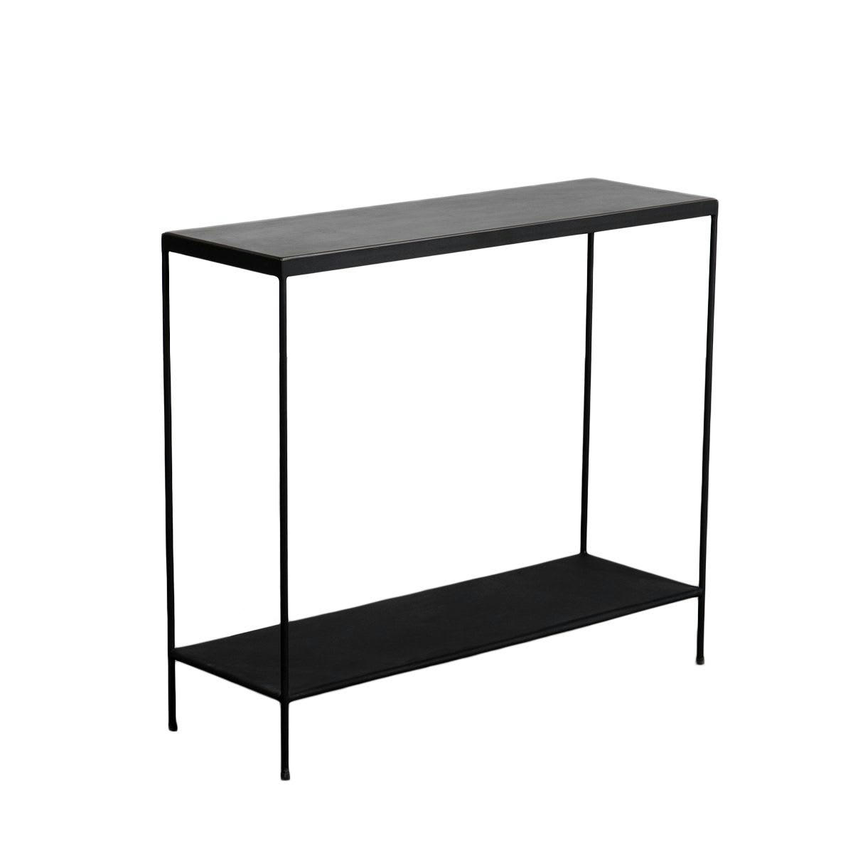 - Console plateau en béton ciré