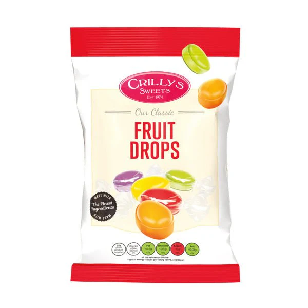 Crillys Fruit Drops 130g
