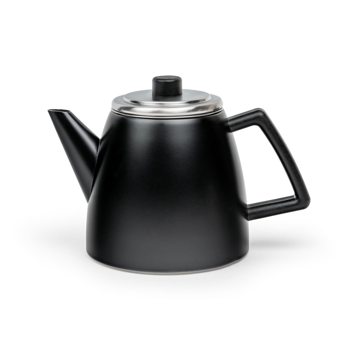 Bredemeijer - Dubbelwandige theepot Odense - 1,1 liter - Mat zwart - Met filter
