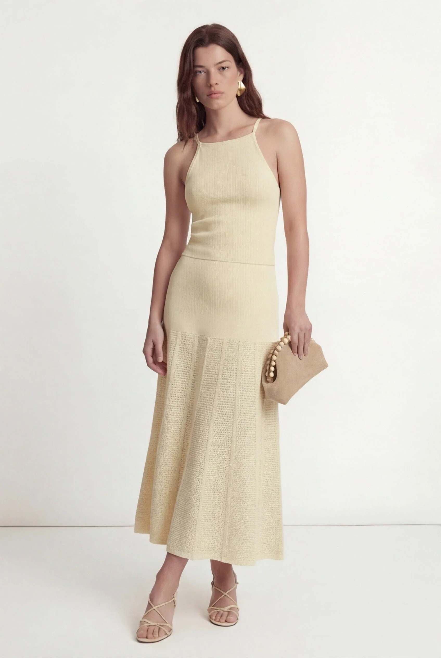 TOP MAILLE - CHARLEY - CREME