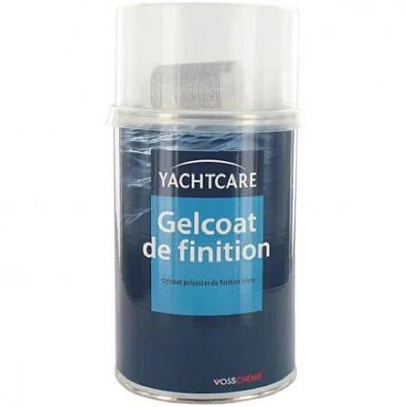 Résine gelcoat de finition avec durcisseur blanc 0,25 kg YACHTCARE