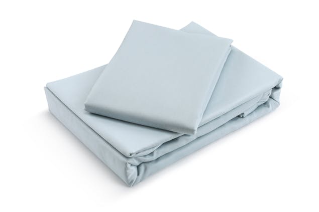NNEKGE 1200TC Cotton Rich Quilt Cover Set (Blue Queen)