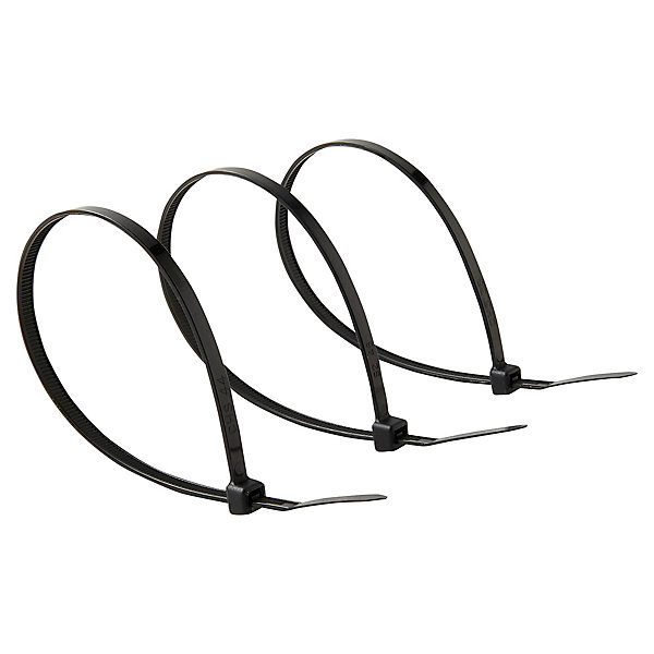100 colliers de serrage en nylon Diall 4,8 x 250 mm noir