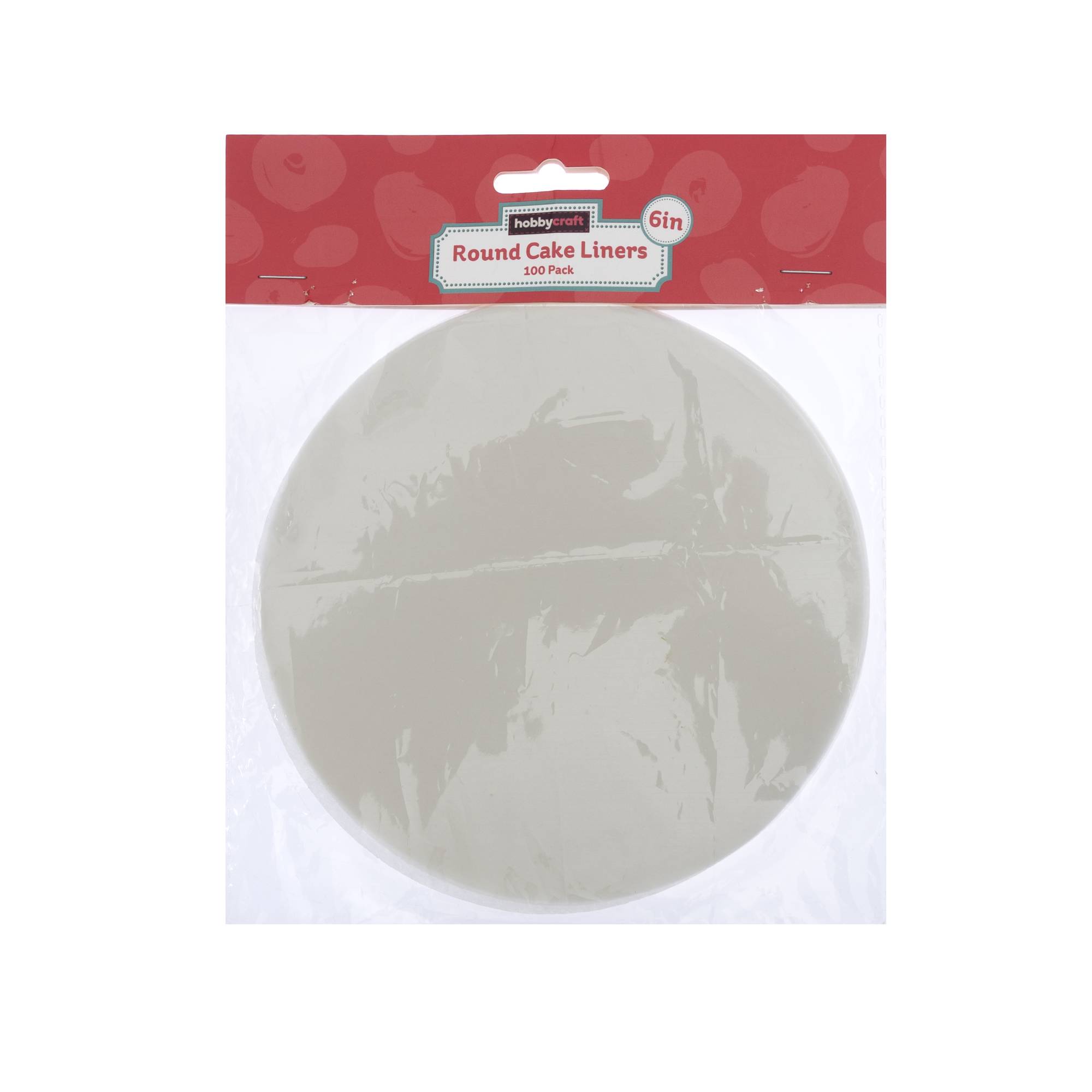 Round Cake Liner 6 Inches 100 Pack