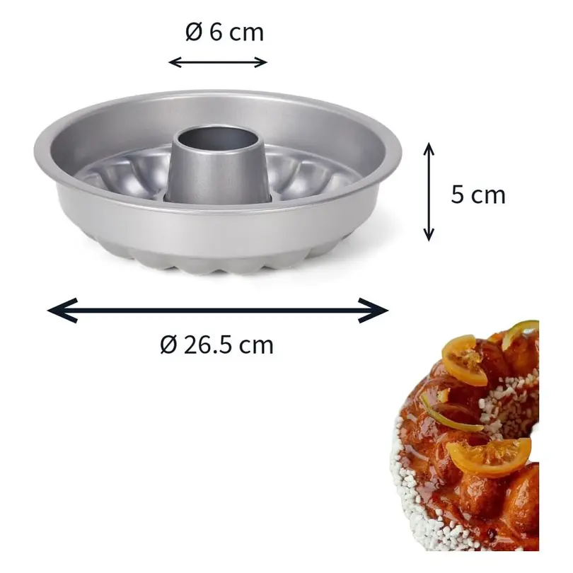 Gugelhupfform Silver-Top