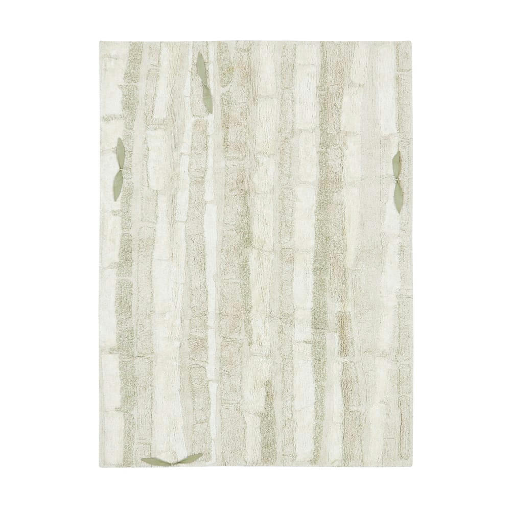 BAMBOO - Tapis lavable Bamboo Forest Naturel 120x160 cm