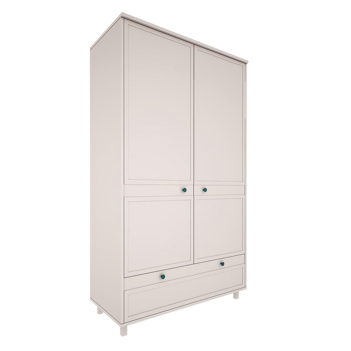 GABRIEL - Armoire 2 portes 1 tiroir beige