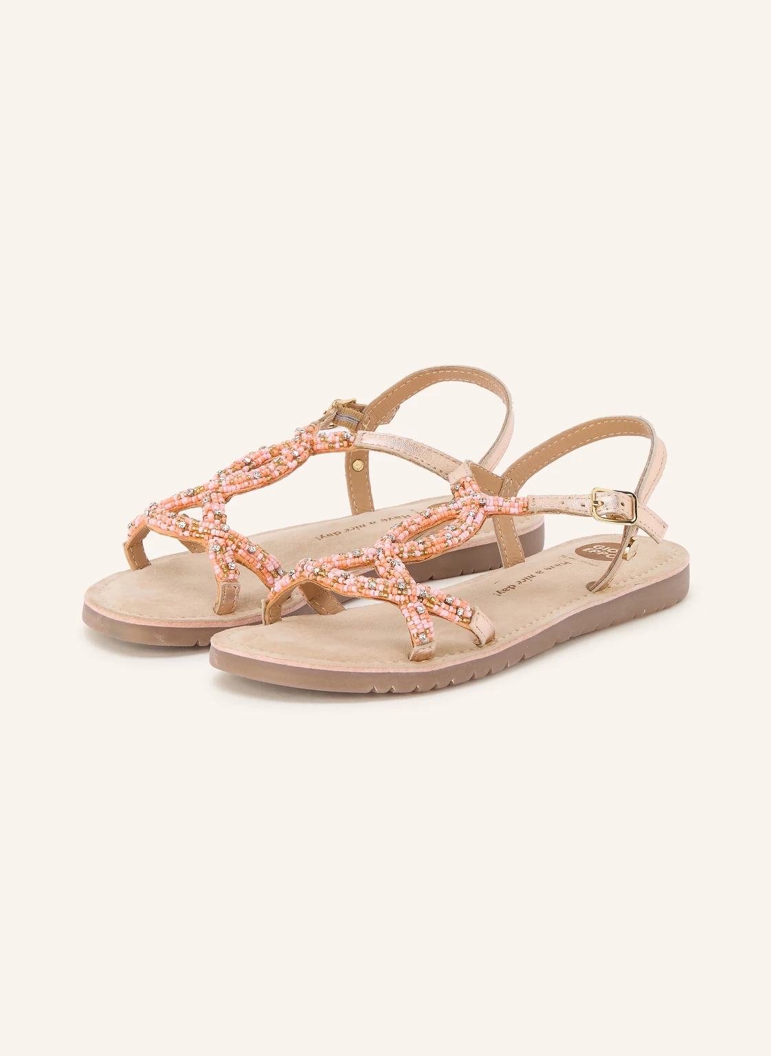 GIOSEPPO Sandalen BARAGOI mit Schmuckperlen