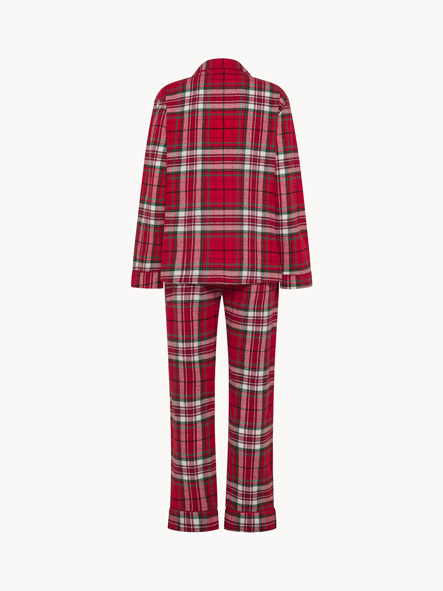 Pigiama in flanella motivo tartan