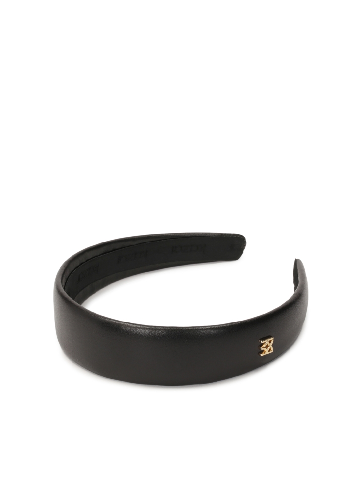 KAZAR monogrammed black headband