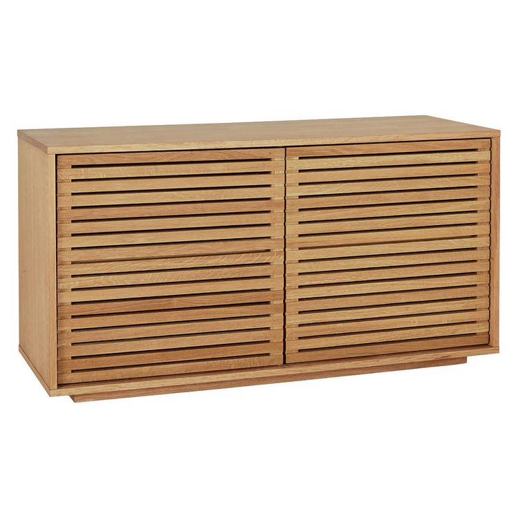 Habitat Max 2 Door Oak Sideboard - Natural