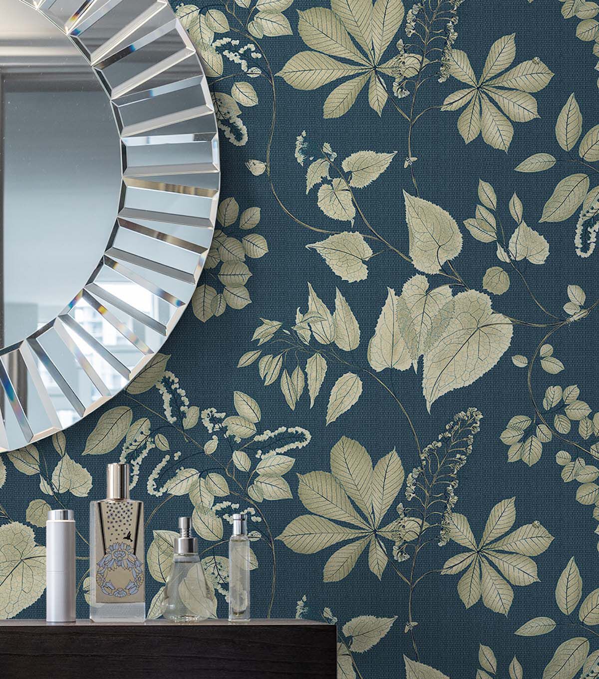 Surface Style 20.5' x 18' Dusk Arboretum Botanical Peel & Stick Wallpaper