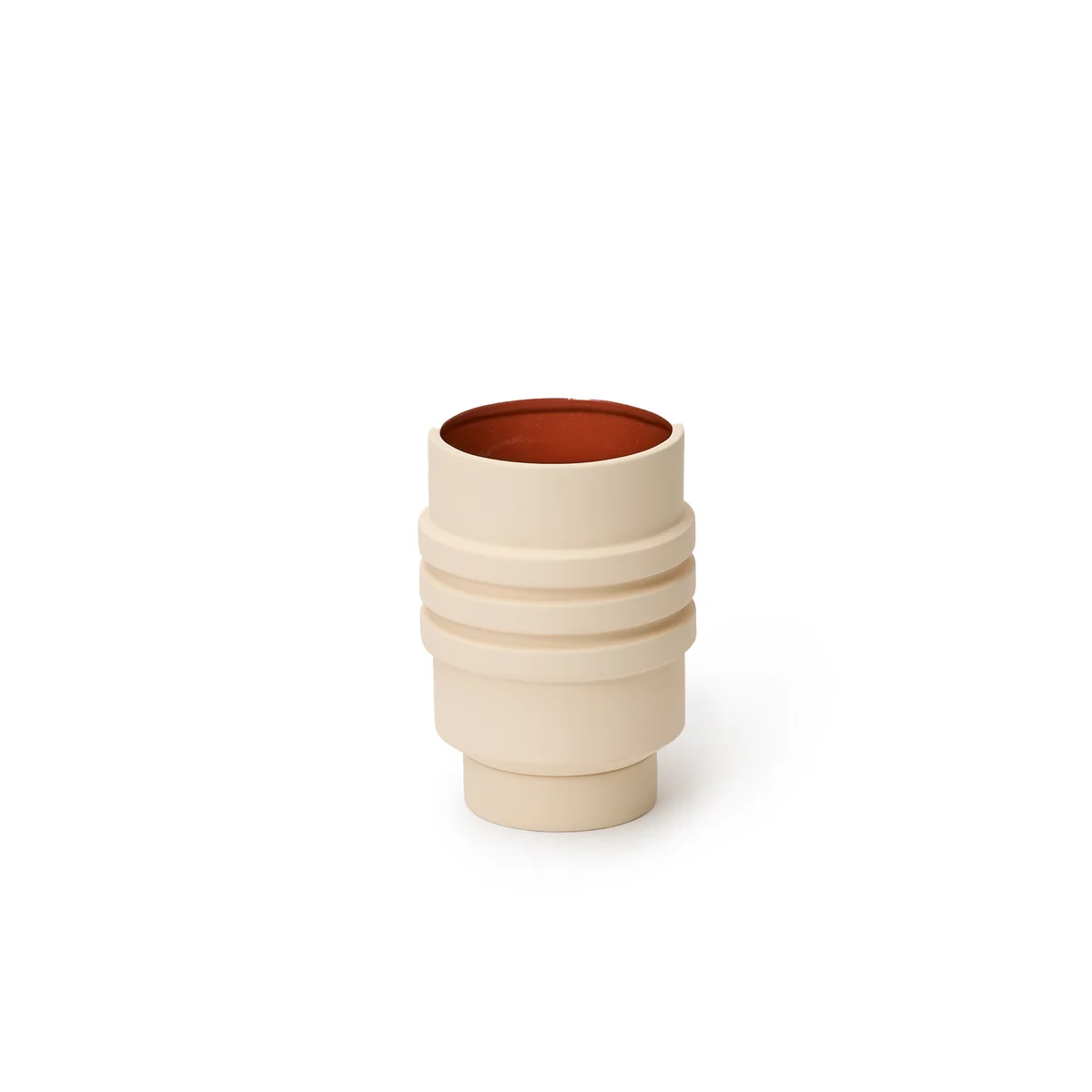 Areaware - Strata Blumentopf, creme