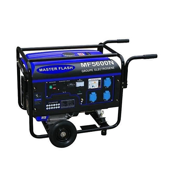 Groupe electrogene MASTER FLASH MF5600N 5500W 5000W continu 25L kit chariot