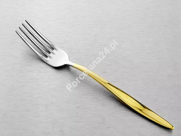 Komplet sztućców 24 cz. na 6 osób Hisar - Mercury Gold (4.0/3.0mm) złocone